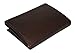 Boys Slim Compact Flap Id and Coin Pocket Trifold Wallet (Dark Brown)