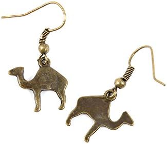 1 Pair Earring Jewelry Making Charms Antique Bronze Findings Hooks Supplies Wholesale Supply Handmade J4VI8 Camel