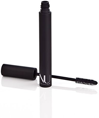 NU EVOLUTION Mascara Made with Natural & Organic Ingredients! No Formaldehyde, Parabens, Dimethicone BLACK by NU EVOLUTION Cosmetics