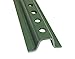 SmartSign 6' U Channel Sign Post, Green Baked Enamel Steel, 1.12 lb Medium Weight, Pack of 1