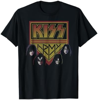 KISS バンドTシャツ ハード、ラウド、プラウド & サイコ Amazon.com: KISS - KISS Army, Loud & Proud T-Shirt : Clothing