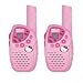 Hello Kitty KT2022 Mini FRS/GMRS 2 Piece Walkie Talkie Radio System Set, 22 Channels