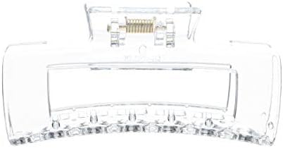 くり抜きスクエアシンプルバンスクリップ バンス ヘアクリップ 髪留め まとめ髪 ヘアアクセサリー 簡単 クリア