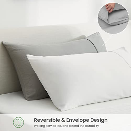 GOKOTTA Cooling Bamboo Sheets King, 100 Rayon from Bamboo Bed Sheets