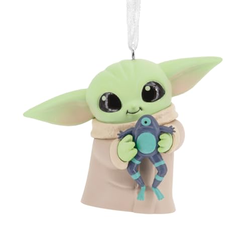 Hallmark Collectible The Mandalorian Ornament - Grogu & Arges Frog Design