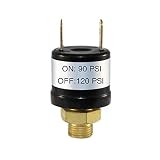 CompStudio 90-120 PSI Air Compressor Pressure Control Switch Valve Horn 1/8'' 12V/24V