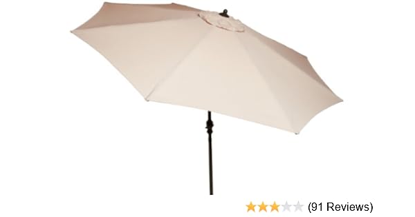Amazon Com Strathwood St Thomas Aluminum Market Umbrella