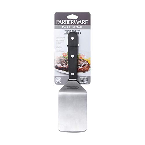 Farberware Triple Riveted Wide Spatula Turner, Black Pricepulse