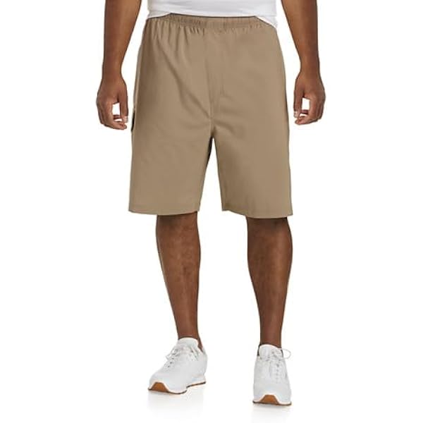 Reebok Big and Tall Performance Ripstop Cargo Shorts Khaki