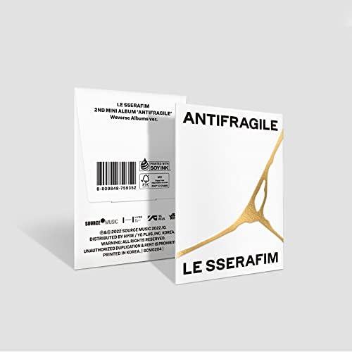 Amazon.com: YG PLUS LE SSERAFIM - 2nd Mini Album ANTIFRAGILE