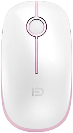 Fuld 2.4G Slim Wireless Mouse with Nano Receiver -white