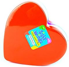 Silly Winks, Foam Heart Shaped Stack, 5 7/8 inches, Assorted Colors, 35 Count
