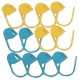 Bulk Buy: Clover Jumbo Locking Stitch Markers 12/Pkg 3109 (3-Pack)