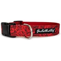 Red Roses Dog Collar