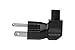 SF Cable USA NEMA 5-15P Plug to IEC C5 Receptacle Right Angle Plug Adapter