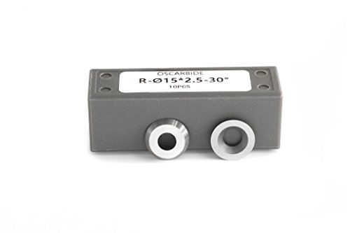 15mm Diameter Round Carbide Cutter Insert(Dia-15mm X 2.5mm-Thickness-30* Cutting angle) For Wood Turning Hollowing, Pack of 10 - Thumbnail 4