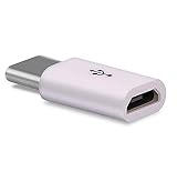 USB-C to Micro USB Adapter,Data Syncing and Charging,Type C Adapter,[3Pack],Universal for MacBook,ChromeBook Pixel,Nexus 5X,Nexus 6P,Nokia N1 and Other Type C cable Supported Devices[Black]