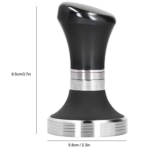 JYLSYMJa Tamper per caffè in Polvere, pressino per caffè Portatile da 58 mm con Base Piatta in Acciaio Inossidabile… - immagine 3