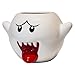 Super Mario Bros Vintage White Boo Molded Coffee Mug | 20 Ounce
