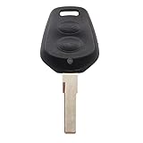 Heart Horse 2 Button Key Fob Remote Key Fob Case Blank Blade Compatible with 1991-2001 Porsche 911/1997-2001 Porsche Boxster/1992-1995 Porsche 968 Carrera Cayenne  (FCC LTQTXF315P3)