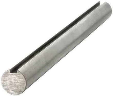 Keyed Shaft, Dia. 5/8 in, 3 in L, CS