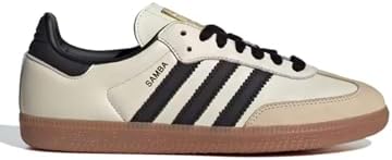 Amazon.com | adidas Originals Samba OG Beige Sneakers | Fashion