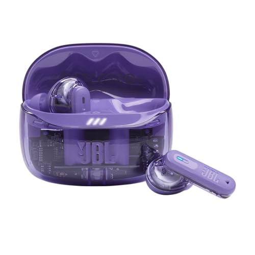JBL Tune Beam Ghost 2, Kabellose Bluetooth-In-Ear-Kopfhörer mit Noise-Cancelling, 48 h Wiedergabezeit, IP54 wasser - und staubgeschützt, Multipoint-Ve
