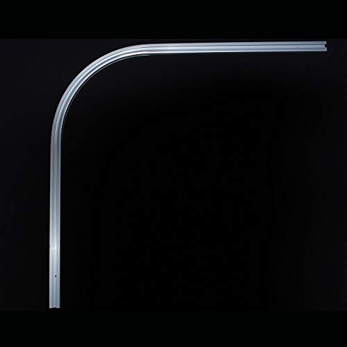 Room/Dividers/Now Corner Ceiling Track Set 90 Degree Angle (Silver