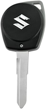 roadvideo 2pcs Car Key Fob Case Uncut Remote Key Shell Case Replacement Fob for 2003-2012 Suzuki Grand Vitara 2 Buttons