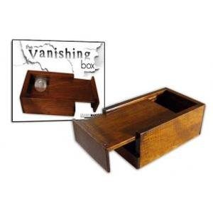 Magic Makers Magic Wood Vanishing Box - Vanish Rings, Coins and Other Small Objects