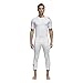 adidas mens Alphaskin Sport 3/4 Tights White Large