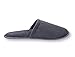 Pembrook Men’s Slippers With Memory Foam – Gray - S/M (7-9.5) – Fuzzy Polar Fleece With Non Skid Sole - Great Plush Slip On House Slippers For Adults, Men, Boys