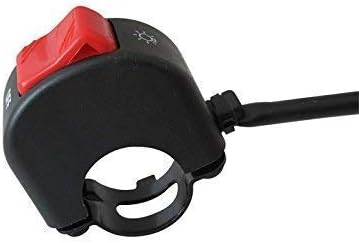 Motorbike Headlight Spot Fog Light Switch fits 22mm 7/8 inch handlebars, chrome - Image 5