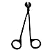 Wishlink 7 Inch Black Stainless Steel Candle Wick Trimmer Scissor Cutter Snuffer