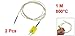 URBEST 2Pcs K Type 800C Wire Lead Measuring Thermocouple Sensor 1M 3.3Ft