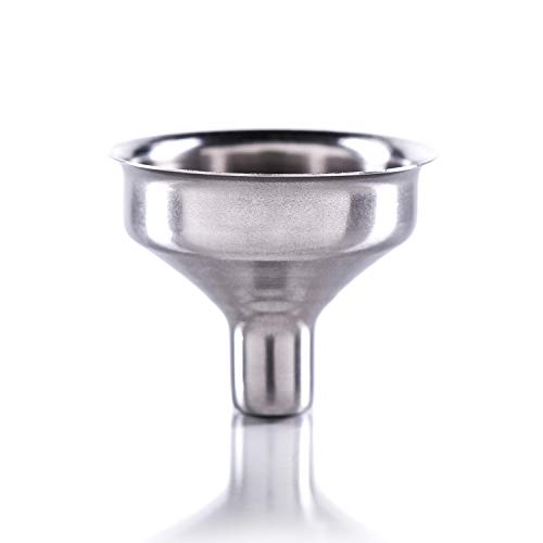 8 oz Black Flask with Shot Glass for Liquor for Men Metal Stainless Steel Flasks