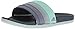 adidas Women's Adilette Comfort Slides Sandals, Collegiate Navy/Collegiate Navy/Easy Green, 7