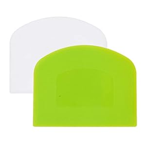 Arnech-2-Pcs-Dough-Scraper-Plastic-Pastry-Bread-Dough-Cutter-Scrapers-Smoother-Shape-Spatulas-for-Bread-Bakeware-for-Baking-GreenWhite Arnech 2 Pcs Dough Scraper Plastic Pastry Bread Dough Cutter Scrapers Smoother Shape Spatulas for Bread Bakeware for…