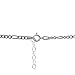 Sterling Silver Figaro Chain Anklet