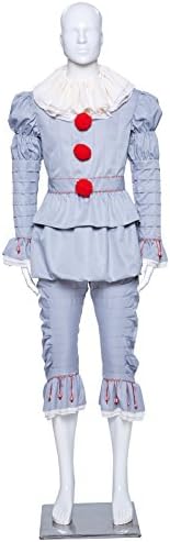 Adult Child Scary Clown Cosplay Costume Classic Movie Role for Halloween 2017