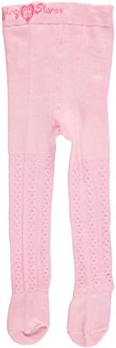 Flapdoodles Baby Girls "Cable Construction" Tights - light pink, 9 - 18 months