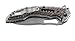 CRKT Fossil Folding Pocket Knife: Compact Stainless Steel EDC Folder with Veff Serrations, Everyday Carry Knife, Titanium Nitride Blade Finish 5461K