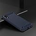 E-outfit Compatible with Galaxy A10 Case, with Tempered Glass Screen Protector, Slim Soft TPU Protective Rubber Bumper Case Cover for Samsung Galaxy A10 Phone (Blue)