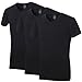CYZ Mens Cotton Stretch V-Neck Undershirts Fitted T-Shirt 2-PK