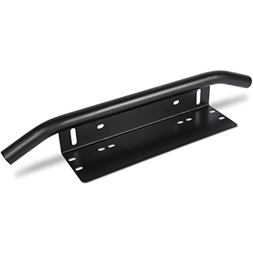 Opall Led Light Bar Mounting Bracket Front License Plate Frame Bracket License Plate Mounting Bracket Holder for Off-Road Lights LED Work Lamps Lighting Bars
