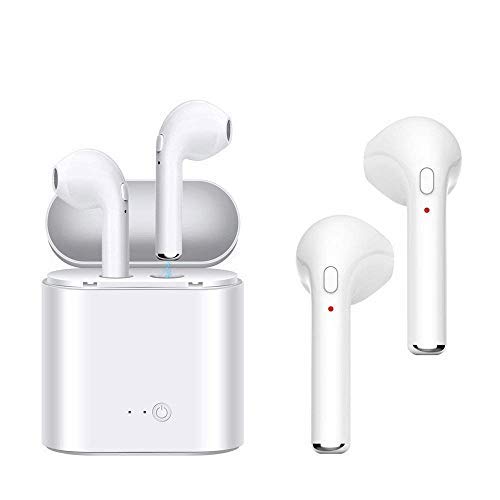 Wireless Bluetooth Earbuds Headphones with Stereo Surround Sound Mic for Running & Fitness Bluetooth 4.2 Technology Compatible with iPhone and Samsung and Other Smart Phones …