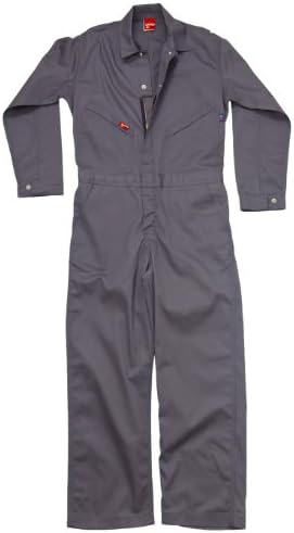 LAPCO NXCD45GY-2XL-RG Extra Tall 4.5-Ounce Gray Nomex Deluxe Coverall, X-Large
