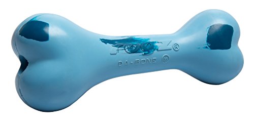 ROGZ Pupz Da Bone Chew Toy, Medium/6″, Blue/Pink