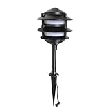 LED Cast Metal Tier Light, Black