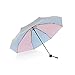 ATOFUL 8Ribs UPF50+ UV Blocker Parasol Mini Umbrella Windproof UV Protection Wind Resistant Lightweight Folding Sun-Rain Anti UV Umbrella 7.8" Titanium Compact Vent Sun Umbrella